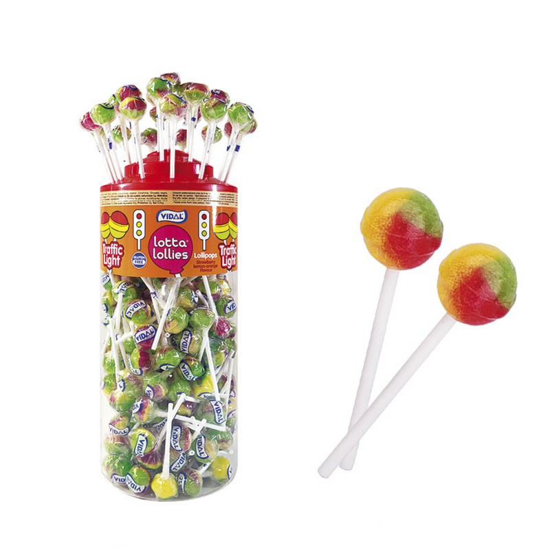 150 Traffic Light Lollipops