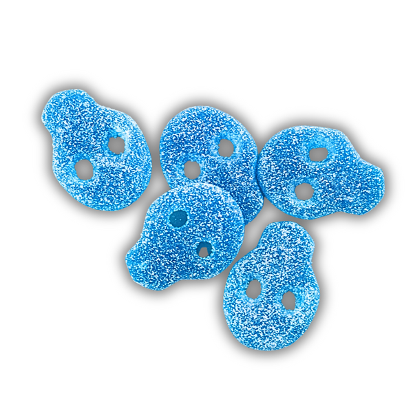 Fizzy Blue Skulls