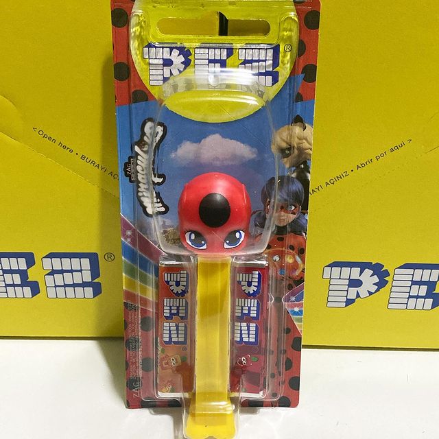 Cat Noir PEZ Dispenser & Candy Refills, Miraculous